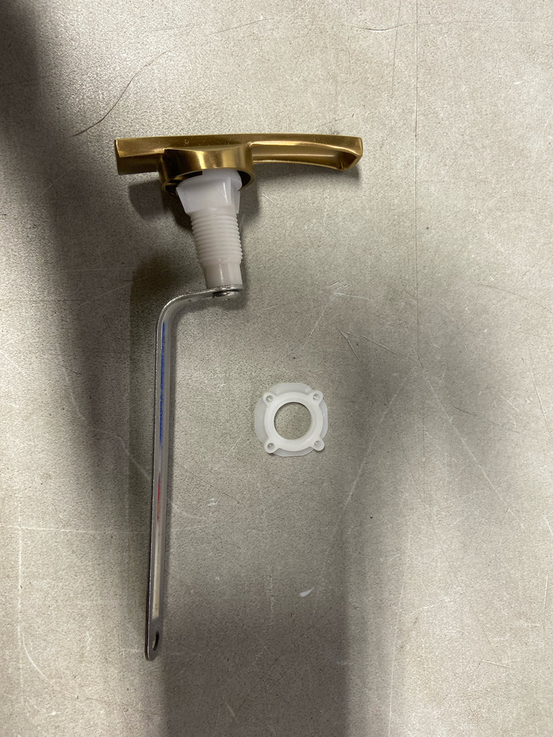 Kohler K-30919-L-2MB Santa Rosa Left-Hand Trip Lever - Vibrant Brushed Moderne Brass