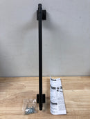 Franklin brass MAX18-MB-R Maxted 18 in. Wall Mount Towel Bar Bath Hardware Accessory in Matte Black
