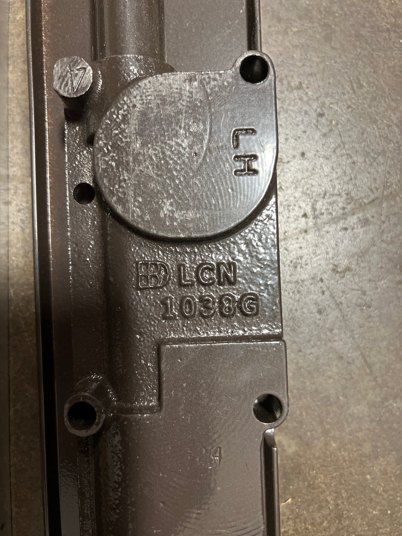 LCN 2031RDU Overhead Concealed ADA Spring Size 1 Right Hand No Hold Open Closer Dark Bronze