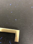 Hickory Hardware HH075328-EGN Skylight 5-1/16 Inch (128mm) Center to Center Square Corner Cabinet Handle / Drawer Pull - Elusive Golden Nickel