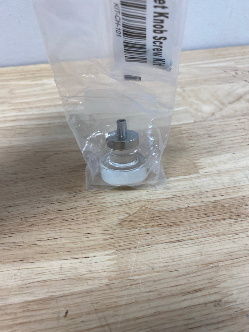 Emtek 86569US15 Grayson 1-1/4 Inch Mushroom Cabinet Knob from the Glass Collection - Satin Nickel