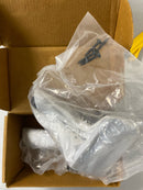 Signature Hardware 479331 Matteen Left Handed Solid Brass Dummy Door Lever Set - Matte Black