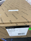 Baldwin 6977112LENT Minneapolis Left Handed Full Plate Single Cylinder Keyed Entry Mortise Handleset Trim from the Estate Collection - Venetian Bronze