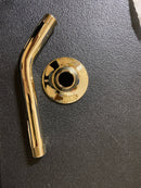 Signature Hardware SHSK85PB FundamentALL 8" Wall-Mount Shower Arm and Flange - Polished Brass