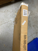 Amba RWH-SMB-LEFT Radiant 23-5/8"W x 31-7/8"H 120 V Plug-In/Hardwired Stainless Steel Towel Warmer with Concealed Screws and 10 Bars - Matte Black