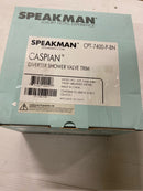 Speakman CPT-7400-P-BN Caspian Pressure Balance Diverter Shower Valve Trim, Brushed Nickel (Valve Not Included)