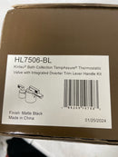 Brizo HL7506-BL Kintsu Thermostatic Lever Handle Only with Integrated Diverter Handle - Less Trim - Matte Black