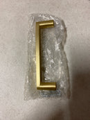 Omnia 9028/102.4 Ultima II Series 4 Inch Center to Center Bar Cabinet Pull - Satin Brass