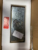 Homeplace lighting 152021AB 16.50 in. W x 8 in. H 2-Light Vanity in Aged Brass and Black