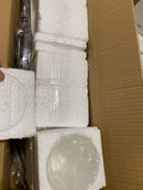 Volume Lighting 1164-3 Sharyn 4 Light 29" Wide Vanity Light with Frosted Glass Cylinder Shades