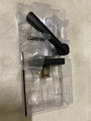 Baldwin Spyglass , Interior Passage Door Reversible Lever for Hallway/Closet/Rooms, Non-Locking Door Handle With Microban Protection, in Matte Black