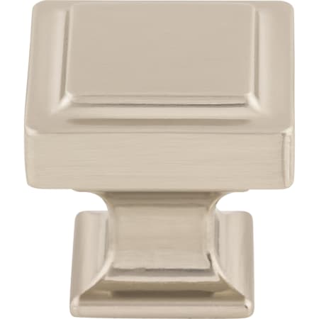 Top Knobs TK702BSN Ascendra 1-1/4 Inch Square Cabinet Knob from the Transcend Collection - Brushed Satin Nickel