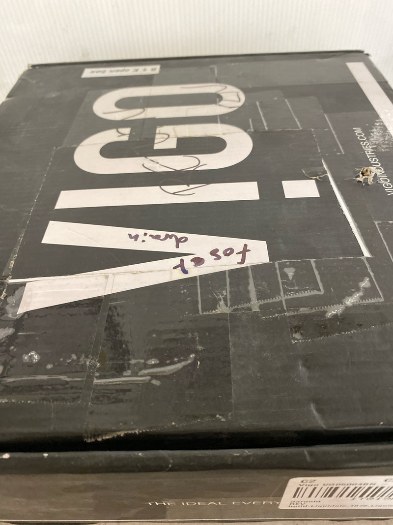 VIGO Cornelius Single Handle Wall Mount Bathroom Faucet in Brushed Nickel-VG05004BN