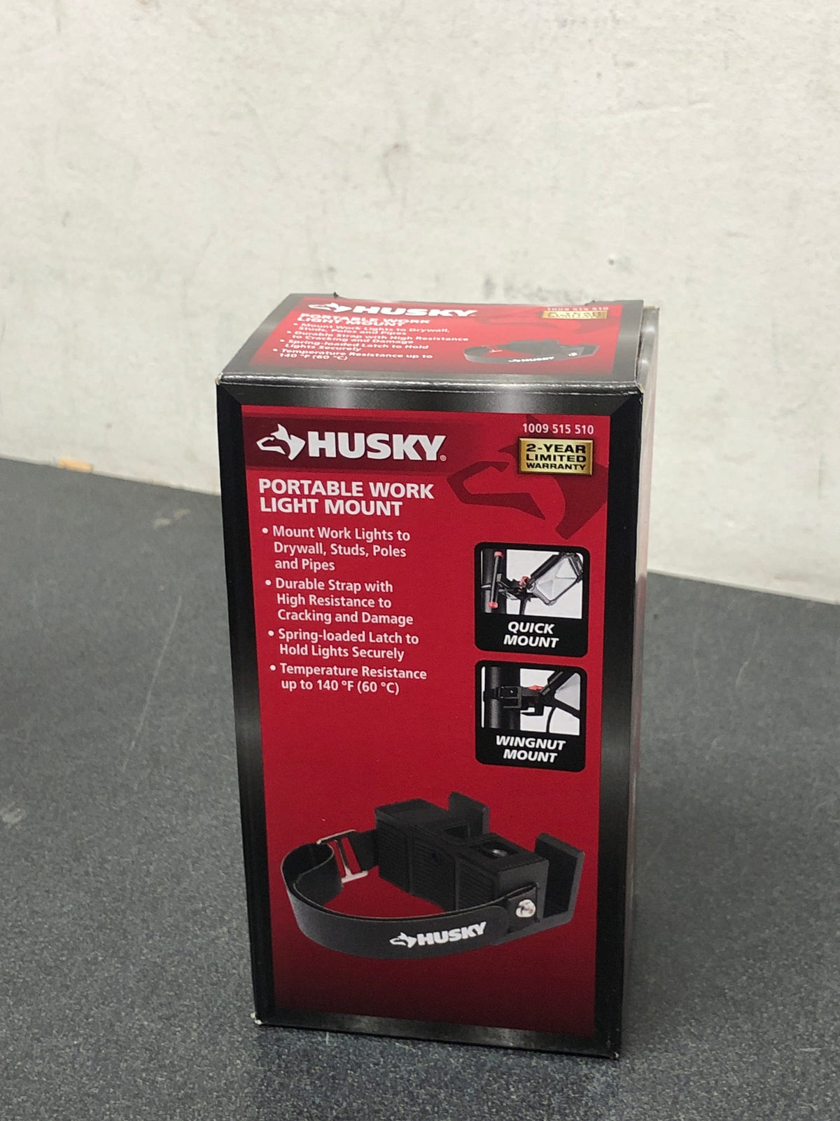 Husky K9028 Portable Work Light Mount with Strap