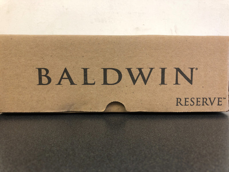 Baldwin Reserve Square Satin Nickel Universal Hall/Closet Door Lever with Contemporary Square Rose