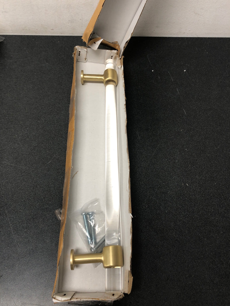 Signature Hardware 450364 12" Beryn Acrylic Appliance Pull - Satin Brass