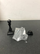 Deltana MDH35U19 3-1/2" Solid Brass Magnetic Door Holder - Paint Black