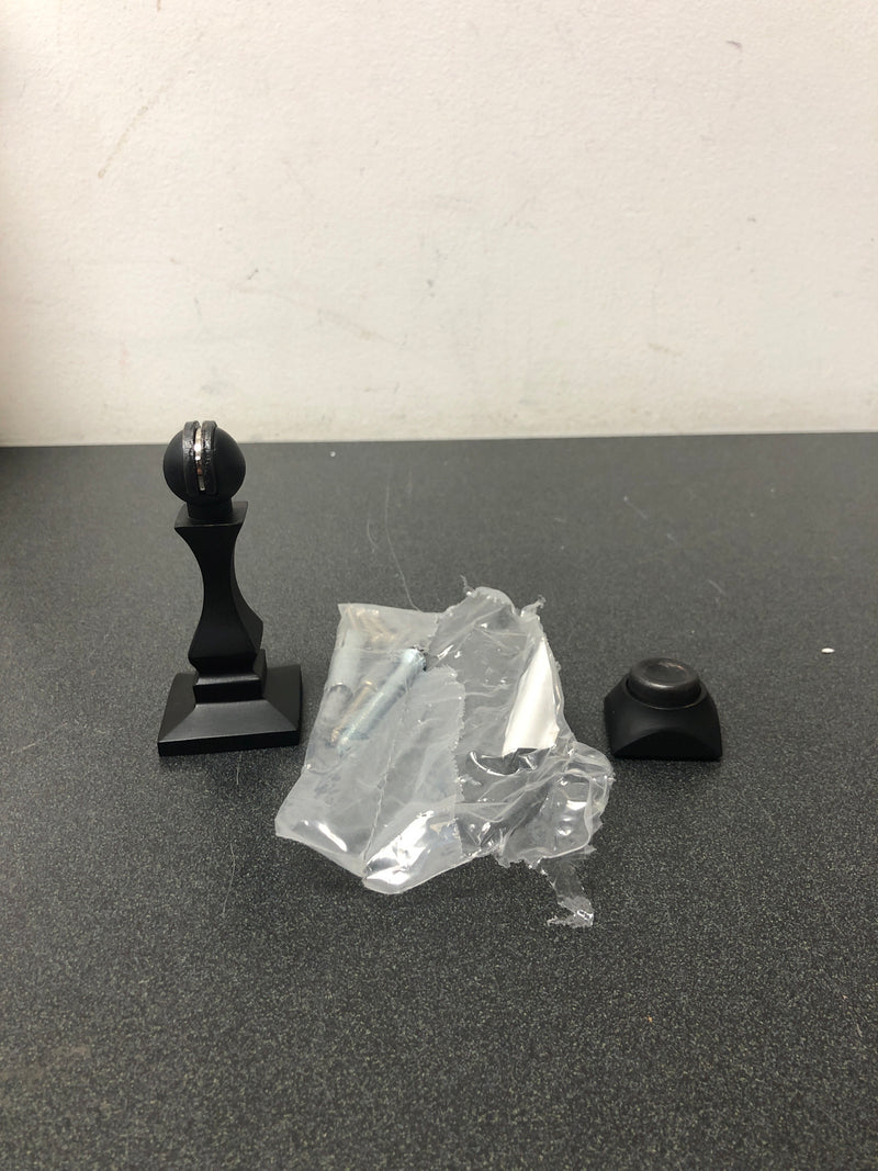 Deltana MDH35U19 3-1/2" Solid Brass Magnetic Door Holder - Paint Black