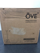 Ove Decors 15LPE-AGN110-BLKKY Agnes Single Light 10-1/32" Wide Cage LED Mini Pendant - Black / Brushed Nickel