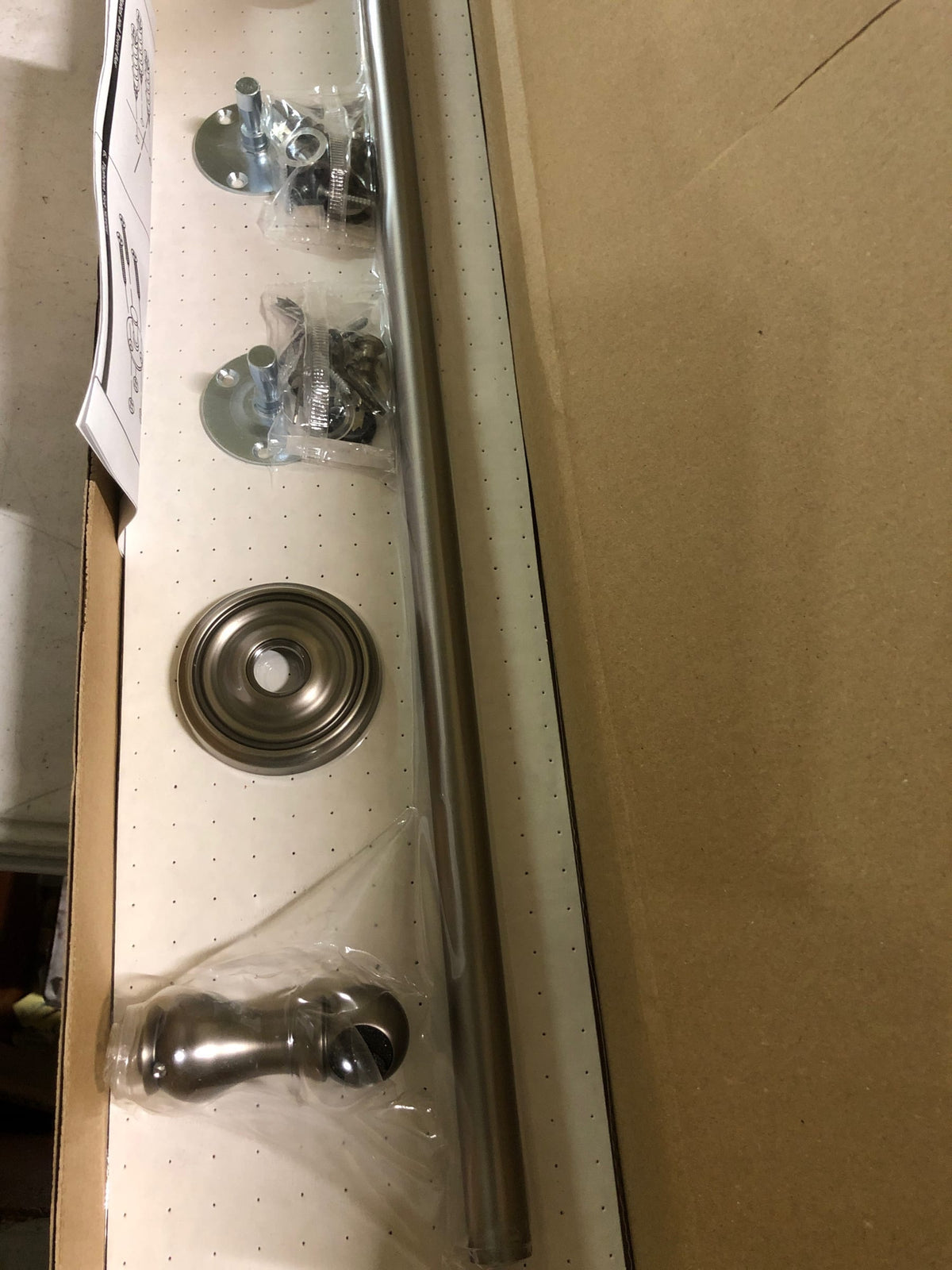 Emtek 26023US15A Traditional Brass 30 Inch Towel Bar - Pewter