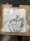 Commercial electric 564491111 12 in. Low Profile LED Flush Mount Square Closet Light Fixture 1100 Lumens 3000K 4000K 5000K Dimmable Hallway Stairwell