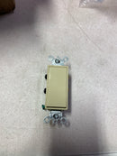 Leviton 5604-2I 15-Amp 120/277-Volt Decora 4-Way Residential Grade Ac Quiet Rocker Switch, Ivory 5604-2I