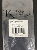 Top Knobs TK3056PN Julian 8-13/16 Inch Center to Center Bar Cabinet Pull - Polished Nickel