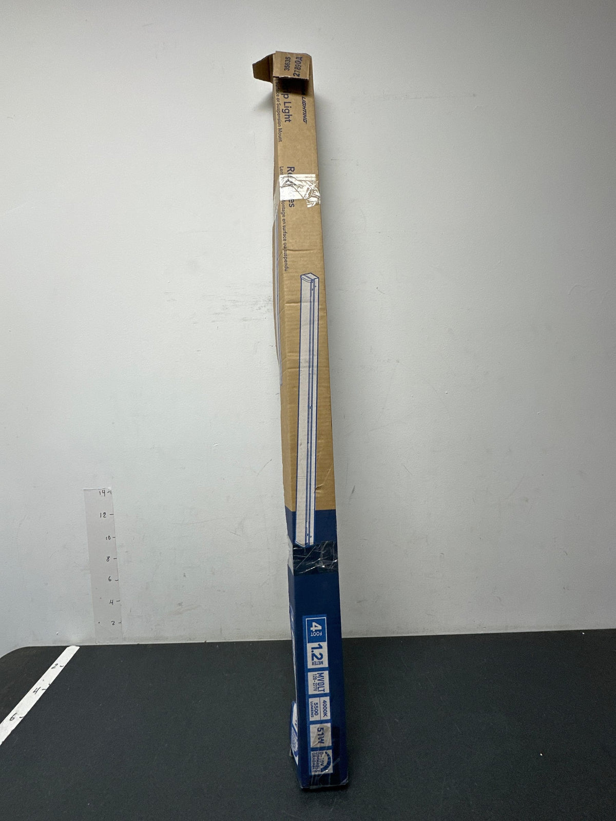 Lithonia Lighting MNSS L48 5500LM MVOLT GZ10 40K MNSS 48" 5500 Lumen 4000K LED Commercial Strip Light - White