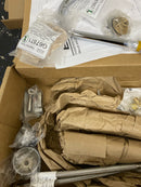 Elkay LK800LGN05L2 1.5 GPM Deck Mounted Double Lever Handle Utility Faucet with Brass Handles - Chrome