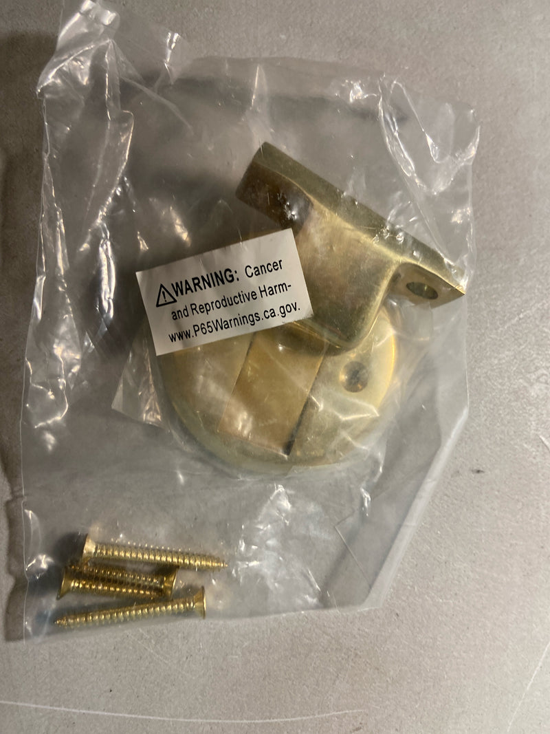 Deltana MDHF25U3 2-1/2" Diameter Flush Magnetic Door Holder - Polished Brass