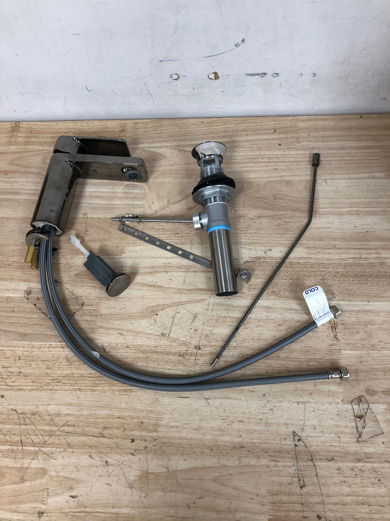 Kohler K-23472-4-TT Parallel 1.2 GPM Single Hole Bathroom Faucet with Pop-Up Drain Assembly - Vibrant Titanium