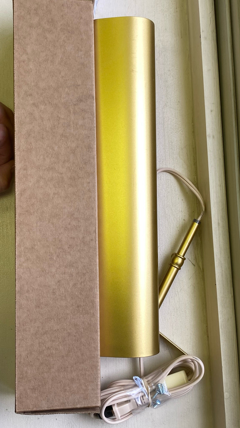 House of Troy T14-1-CA Classic Traditional 2 Light Title 20 Compliant Picture Light - Gold