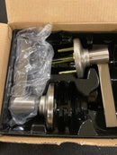 Kwikset 200LRL 15 6AL R Ladera Satin Nickel Passage Hall/Closet Door Handle with Microban Antimicrobial Technology
