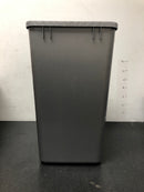 Rev-A-Shelf RV-1024-17-52 RV 10-7/8" Polymer Replacement 27 qt. Waste Container for Pull Outs - Silver