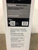 KOHLER 15-in x 26-in Surface/Recessed Aluminum Mirrored Rectangle Medicine Cabinet