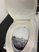 Kohler K-4636-RL-96 Cachet Elongated Closed-Front Toilet Seat with Soft Close and Quick Release - Biscuit