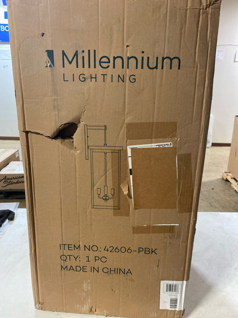 Millennium Lighting 42606-PBK Barkeley 4 Light 30" Tall Outdoor Wall Sconce - Powder Coat Black