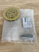 Kingston Brass BSFT4132 Watercourse 4-3/16" Round Shower Drain - Polished Brass