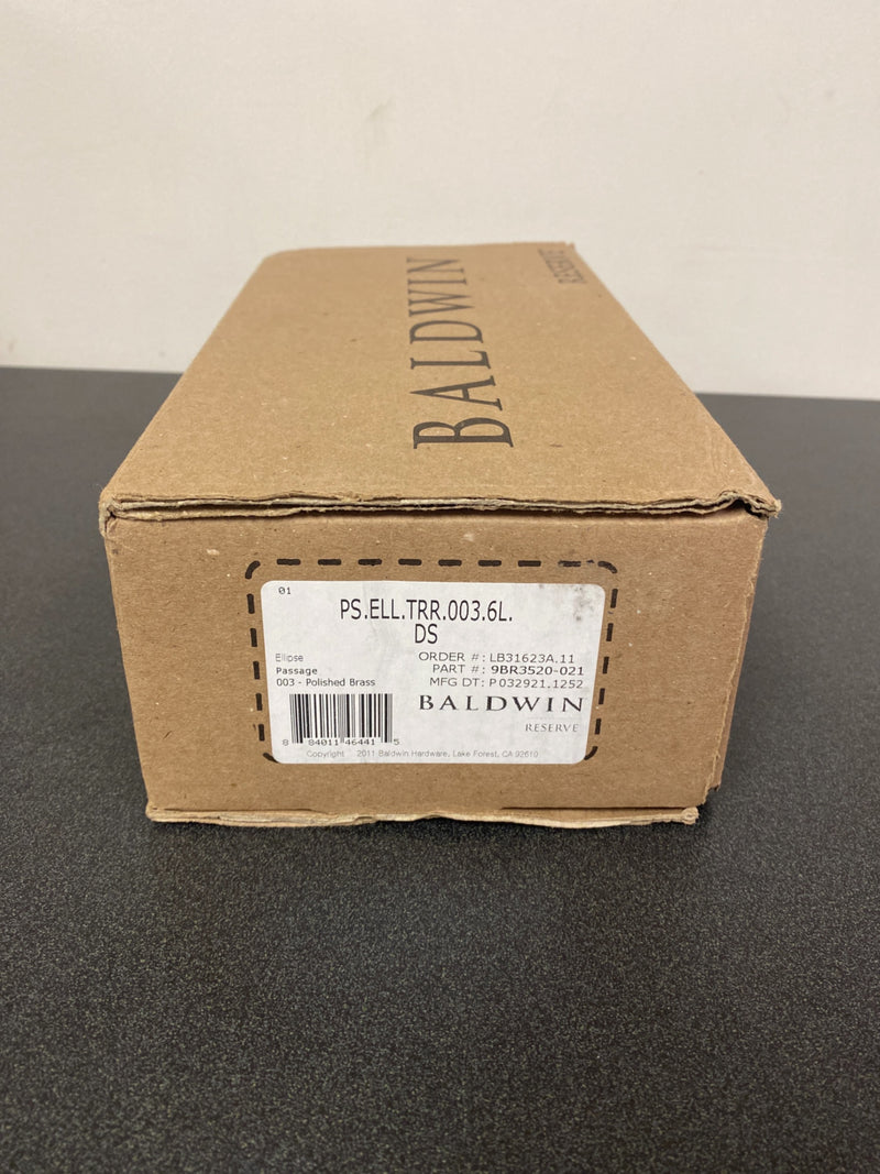 Baldwin Ellipse Passage Door Knob with Round Rose