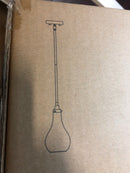 LCN Uolfin Kitchen Island Teardrop Pendant Light 1-Light Brass Gold