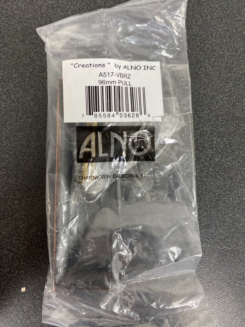Alno inc style cents 3.75'' center bar pull