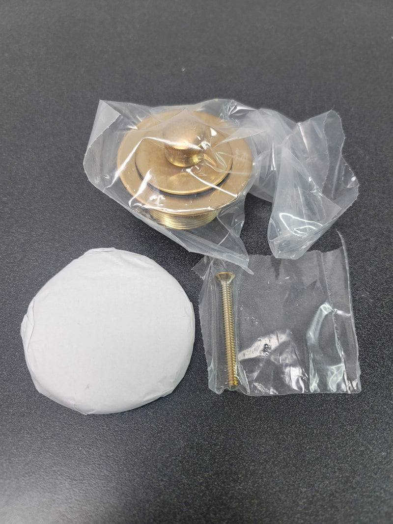 Moen T90331BG 1-1/2" Threaded Tub Drain Kit with Push-N-Lock Drain Assembly - Brushed Gold