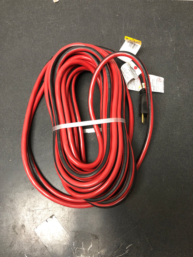 Husky 65050HY 50 ft. 12/3 Indoor/Outdoor Red Extension Cord