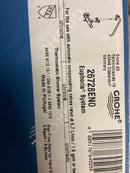 Grohe 26728EN0 Euphoria Thermostatic Shower System with Slide Bar, Shower Arm, Hose and Valve Trim - Less Hand Shower and Shower Head - Brushed Nickel Infinity Finish