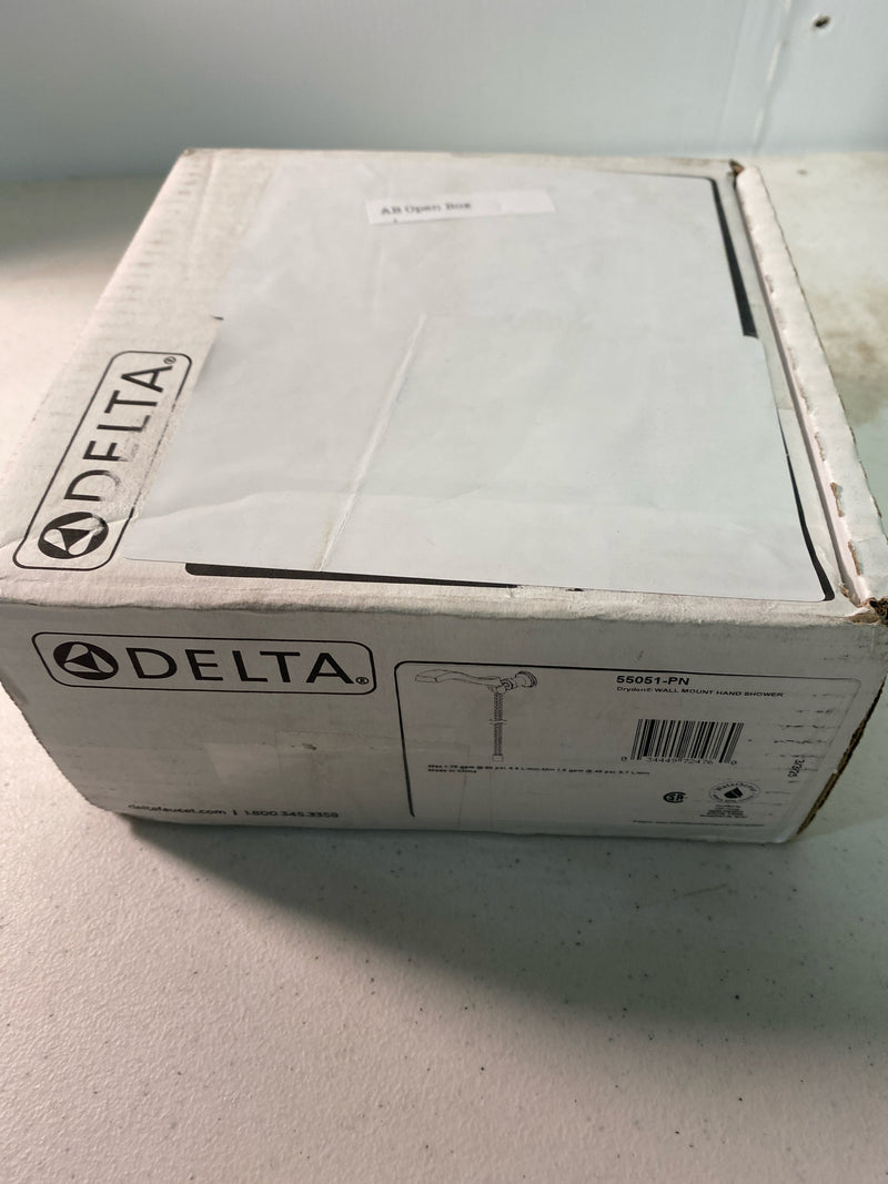 Delta 55051-PN 1.75 GPM Dryden Hand Shower Package - Includes Hand Shower, Holder, Hose, and - Brilliance Polished Nickel