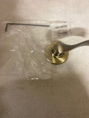 Kwikset 488BLRH-5 Balboa Right Handed Non-Turning One-Sided Dummy Door Lever - Antique Brass