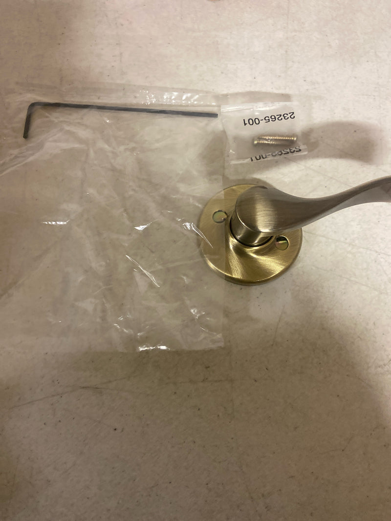 Kwikset 488BLRH-5 Balboa Right Handed Non-Turning One-Sided Dummy Door Lever - Antique Brass