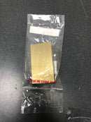 Berenson 1070-40SG-P Bravo 3 Inch Wide Finger Tab Cabinet Lip Pull / Drawer Lip Pull - Satin Gold