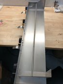 ASI 10-1315-4 Wall Mounted Utility Shelf with Mop Holders, Drying Rod, and Rag Hooks - Satin Stainless Steel