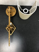 Visual Comfort S 2320GI-NP Etoile 17" Tail Sconce with Natural Paper Shade by Ian K. Fowler - Gilded Iron